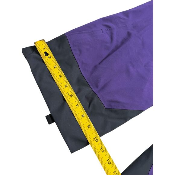 Orage Men’s Ski Snow Bib Pants Purple/Black Sz Large Waterproof Technical Shell - Picture 9 of 16
